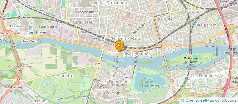 localisation de l'entreprise MONSIEUR IBRAHIMA DRAME  TOURS