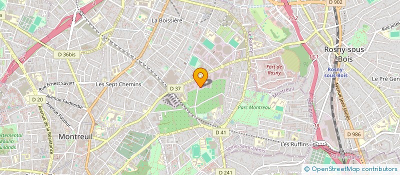 localisation de l'entreprise MONSIEUR IBRAHIMA DUFRICHE SOILIHI à MONTREUIL