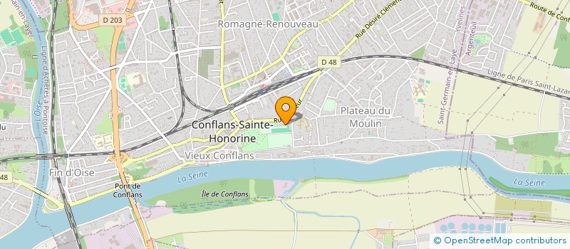 localisation de l'entreprise MONSIEUR IBRAHIMA FAYE  SOISY-SOUS-MONTMORENCY