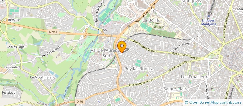 localisation de l'entreprise MONSIEUR IBRAHIMA FOFANA à LIMOGES