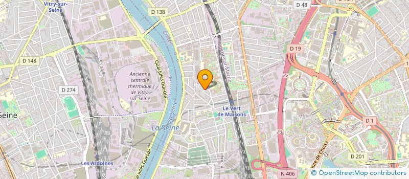 localisation de l'entreprise MONSIEUR IBRAHIMA GAKOU  ALFORTVILLE