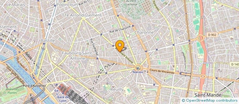 localisation de l'entreprise MONSIEUR IBRAHIMA GASSAMA à PARIS