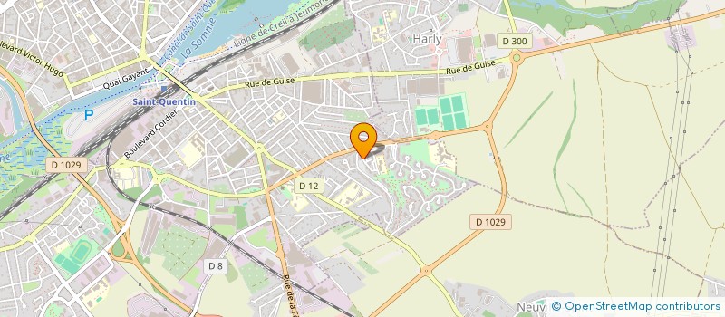 localisation de l'entreprise MONSIEUR IBRAHIMA GNING à SAINT-QUENTIN
