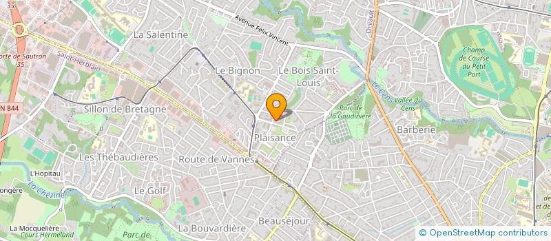 localisation de l'entreprise MONSIEUR IBRAHIMA GUEYE à ORVAULT