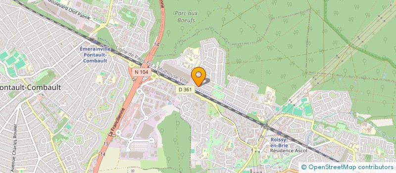 localisation de l'entreprise MONSIEUR IBRAHIMA IBRAHIMA GAYE  ROISSY-EN-BRIE