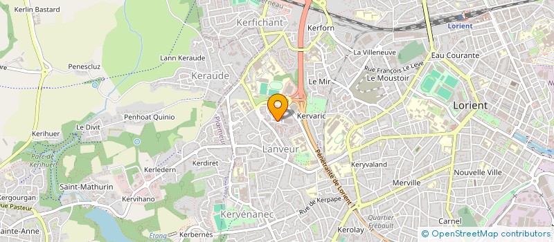 localisation de l'entreprise MONSIEUR IBRAHIMA KA  LORIENT