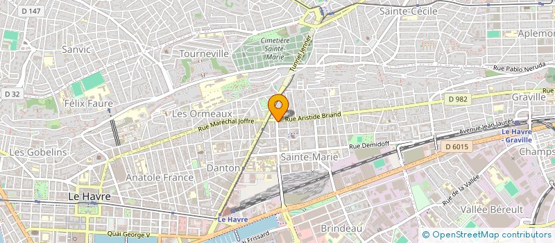 localisation de l'entreprise MONSIEUR IBRAHIMA KALIDOU DIOMANDE à LE HAVRE