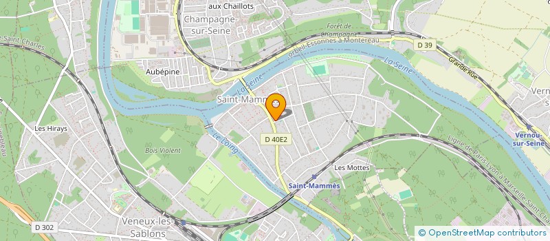 localisation de l'entreprise MONSIEUR IBRAHIMA KANDJI  SAINT-MAMMES