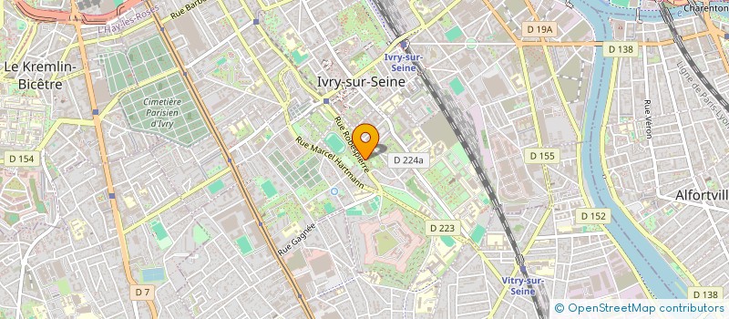 localisation de l'entreprise MONSIEUR IBRAHIMA KANTE  IVRY-SUR-SEINE