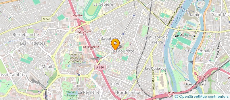 localisation de l'entreprise MONSIEUR IBRAHIMA KANTE à TOULOUSE