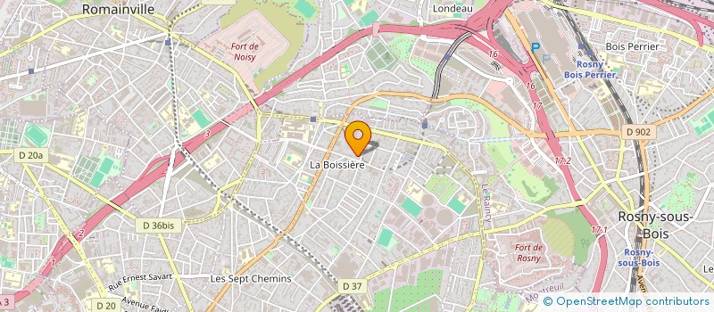 localisation de l'entreprise MONSIEUR IBRAHIMA KANTEH à MONTREUIL