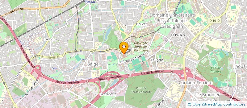 localisation de l'entreprise MONSIEUR IBRAHIMA KASSE  PESSAC