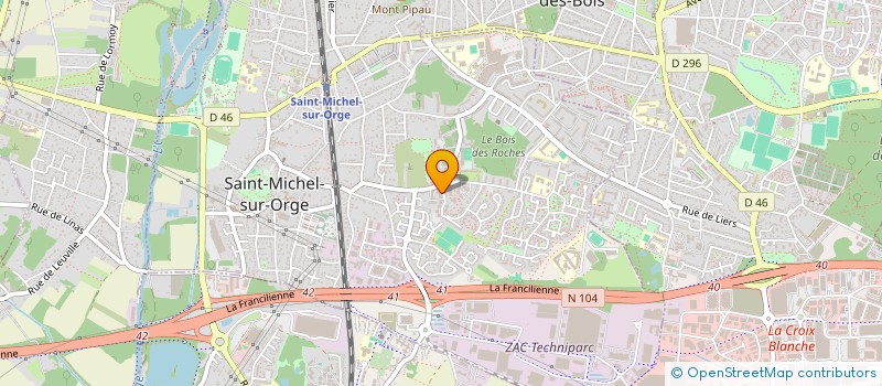 localisation de l'entreprise MONSIEUR IBRAHIMA KEBE à SAINT-MICHEL-SUR-ORGE