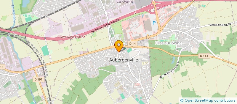 localisation de l'entreprise MONSIEUR IBRAHIMA KEITA  AUBERGENVILLE