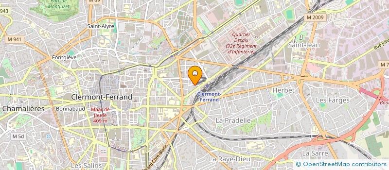 localisation de l'entreprise MONSIEUR IBRAHIMA KEITA  CLERMONT-FERRAND