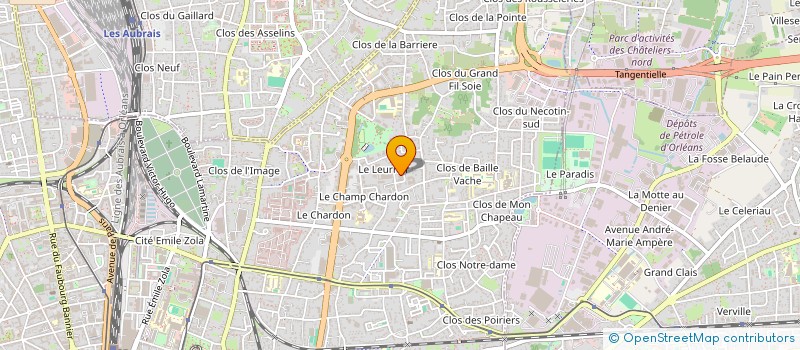 localisation de l'entreprise MONSIEUR IBRAHIMA KOUROUMA  ORLEANS