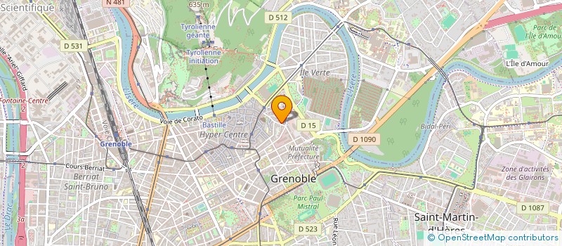 localisation de l'entreprise MONSIEUR IBRAHIMA MARA  GRENOBLE