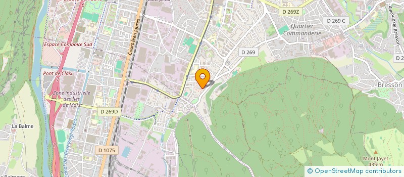 localisation de l'entreprise MONSIEUR IBRAHIMA NDAO  ECHIROLLES