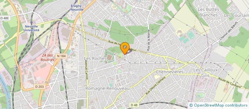 localisation de l'entreprise MONSIEUR IBRAHIMA NDIAYE  SEPTEUIL