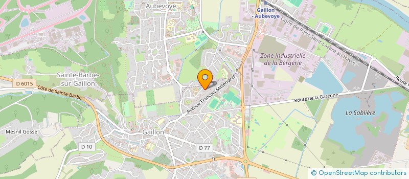 localisation de l'entreprise MONSIEUR IBRAHIMA NIAKATE  GAILLON