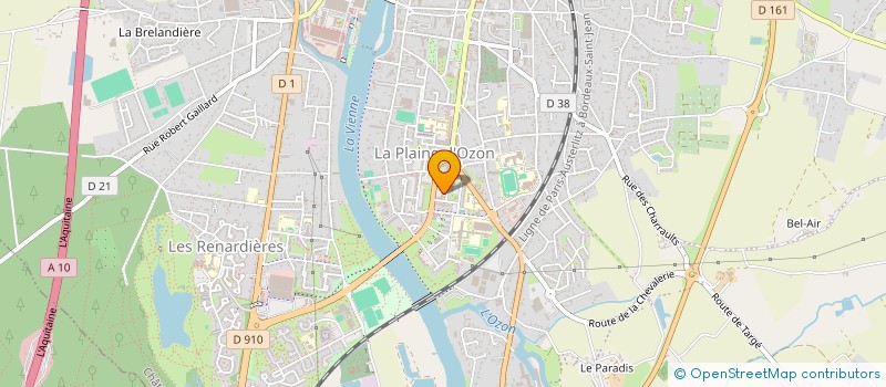 localisation de l'entreprise MONSIEUR IBRAHIMA SACKO  CHATELLERAULT