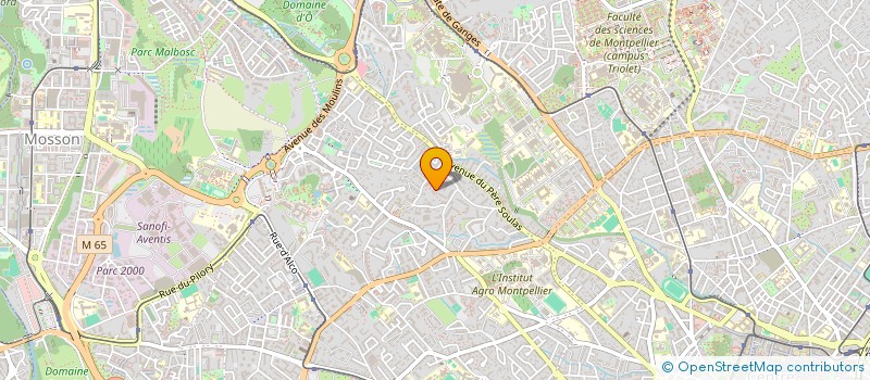 localisation de l'entreprise MONSIEUR IBRAHIMA SAGNA à MONTPELLIER