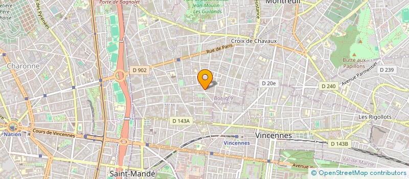 localisation de l'entreprise MONSIEUR IBRAHIMA SAKHO IBRAHIMA SAKHO  MONTREUIL