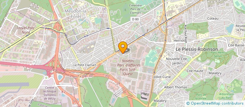 localisation de l'entreprise MONSIEUR IBRAHIMA SALL à CLAMART