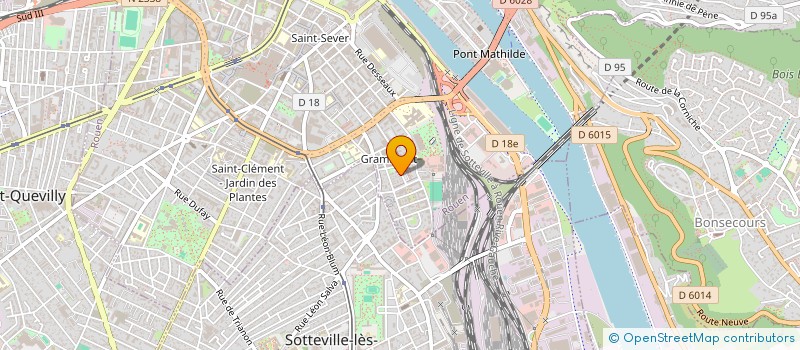 localisation de l'entreprise MONSIEUR IBRAHIMA SANOH  ROUEN