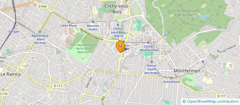 localisation de l'entreprise MONSIEUR IBRAHIMA SAVANE à CLICHY-SOUS-BOIS