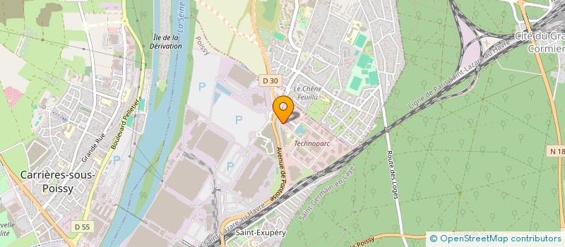 localisation de l'entreprise MONSIEUR IBRAHIMA SIDIBE  POISSY