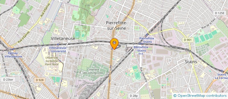 localisation de l'entreprise MONSIEUR IBRAHIMA SIDIBE à PIERREFITTE-SUR-SEINE
