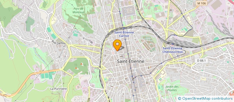 localisation de l'entreprise MONSIEUR IBRAHIMA SONKO  SAINT-ETIENNE