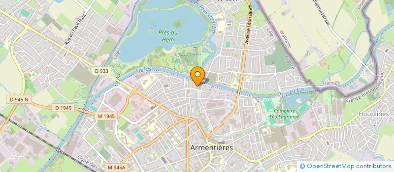 localisation de l'entreprise MONSIEUR IBRAHIMA SORY BAH  ARMENTIERES