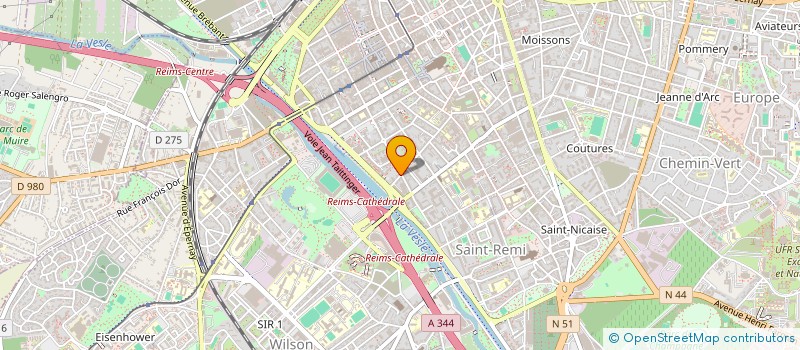 localisation de l'entreprise MONSIEUR IBRAHIMA SORY DIABY  REIMS