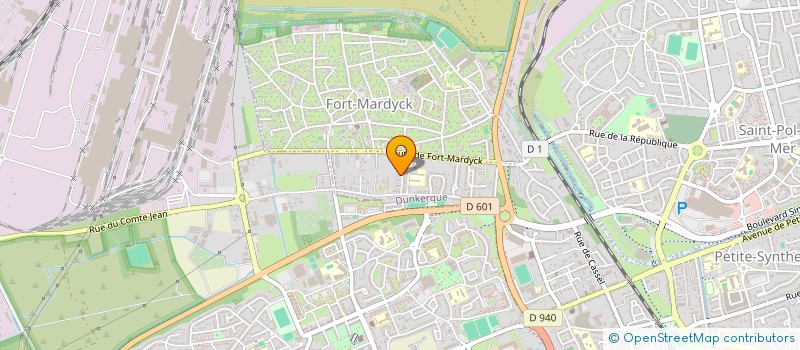 localisation de l'entreprise MONSIEUR IBRAHIMA SORY II SYLLA à DUNKERQUE