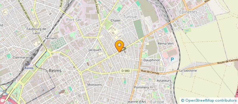 localisation de l'entreprise MONSIEUR IBRAHIMA SORY KEITA  REIMS