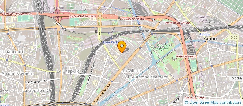 localisation de l'entreprise MONSIEUR IBRAHIMA SOUARE  PARIS