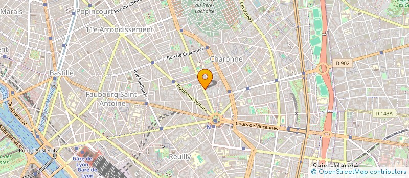 localisation de l'entreprise MONSIEUR IBRAHIMA SOUARE  PARIS