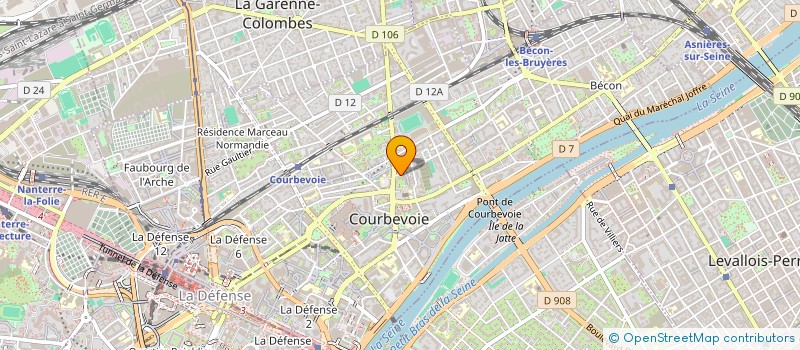 localisation de l'entreprise MONSIEUR IBRAHIMA SOUMAH à COURBEVOIE