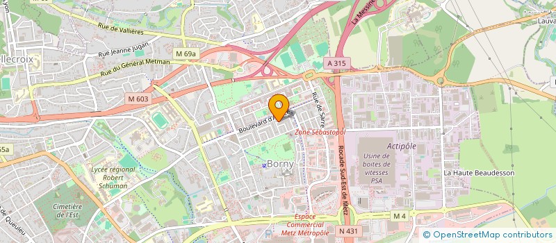 localisation de l'entreprise MONSIEUR IBRAHIMA SOUMAH  METZ