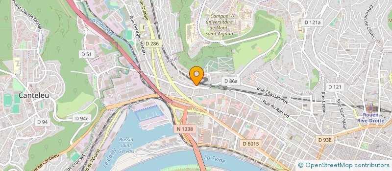 localisation de l'entreprise MONSIEUR IBRAHIMA SOW  ROUEN