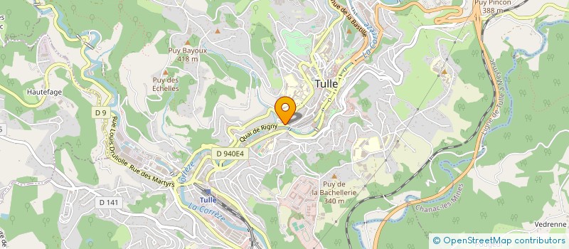 localisation de l'entreprise MONSIEUR IBRAHIMA SOW  TULLE