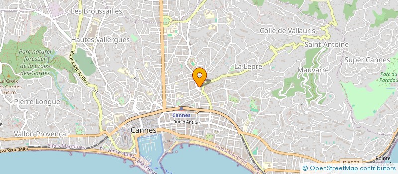 localisation de l'entreprise MONSIEUR IBRAHIMA SOW à CANNES