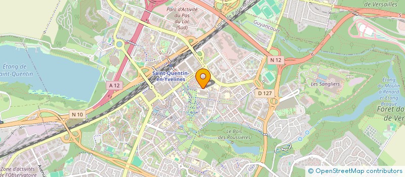 localisation de l'entreprise MONSIEUR IBRAHIMA THIAM  GUYANCOURT