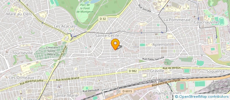 localisation de l'entreprise MONSIEUR IBRAHIMA THIAM BITEYE  LE HAVRE