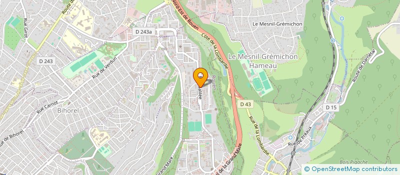 localisation de l'entreprise MONSIEUR IBRAHIMA TOURE  ROUEN