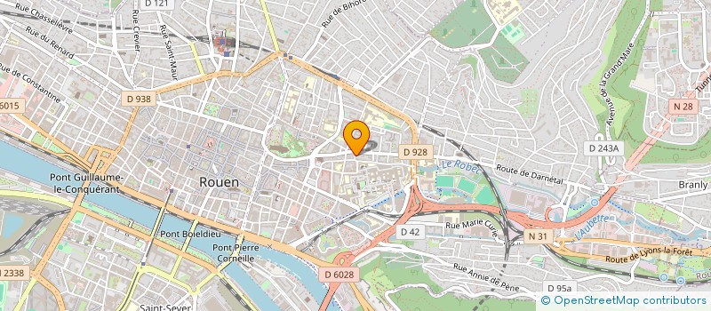 localisation de l'entreprise MONSIEUR IBRAHIMA TOURE  ROUEN