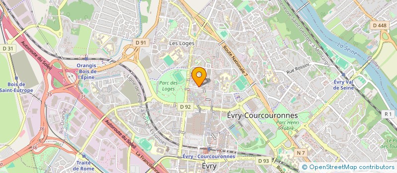 localisation de l'entreprise MONSIEUR IBRAHIMA TOURE à EVRY-COURCOURONNES