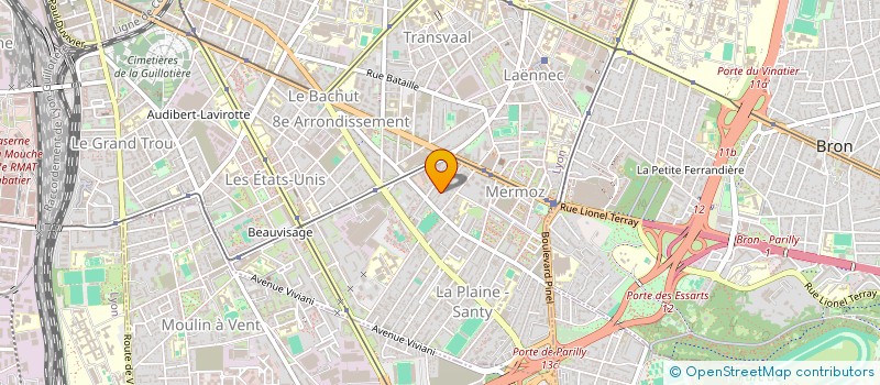 localisation de l'entreprise MONSIEUR IBRAHIMA TOURE  LYON